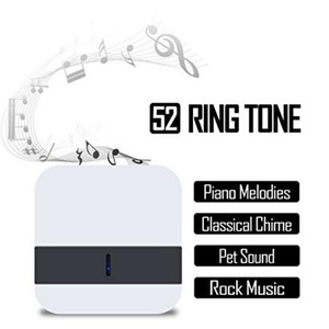 Linptechกริ่งไร้สาย<span class=keywords><strong>Ac</strong></span>/dc,กริ่งประตูพร้อมแบตเตอรี่ไร้สายMp3กริ่งประตูมีเสียงดนตรี - Product Image 3