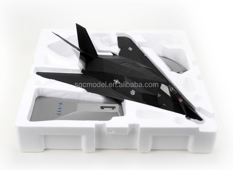 1:48 F-117 Stealth Fighter Model - Die Cast Airplane Toy