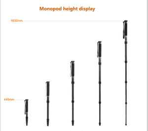 Coman Camera Light Weight Mini Flexible Travel Photograph <strong>Monopod</strong> DK-287A