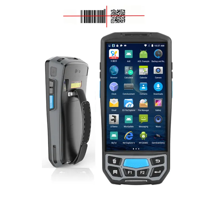 U9000 4G GPS PDA อุตสาหกรรม Android มือถือคอมพิวเตอร์ Quad-Core 2.0G Android PDA ที่ทนทานผู้ผลิต 1D 2D barcode Scanner