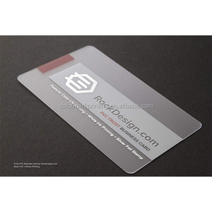 Hot bán tiêu chuẩn CR80 PVC trong suốt thẻ kinh doanh trong suốt PVC in thẻ kinh doanh - Product Image 3