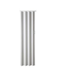 Portes pliantes à double ouverture <span class=keywords><strong>centrale</strong></span> en <span class=keywords><strong>PVC</strong></span> effet chêne blanc minimaliste avec poignées pour supermarché, atelier, usage intérieur, Royaume-Uni - Product Image 4