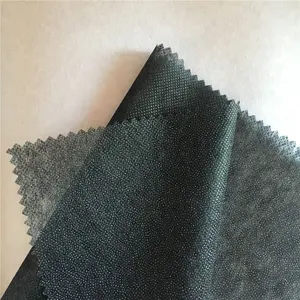 Nonwoven kumaş PET çift taraflı yapışkan tela polyester kumaş astar dokumasız astar gümrüklü kumaş