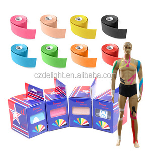 Cinta <span class=keywords><strong>de</strong></span> kinesiología coloreada e impermeable para fisioterapia personal, 5cm * 5m con adhesivo acrílico para venta al por mayor - Product Image 3