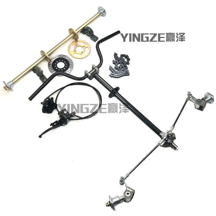 Yctze Spurstangen-Set 330mm Für ATV Quad - 2 Stangen + 4 Kugelgelenke