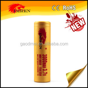 Li-ion akku <span class=keywords><strong>3</strong></span>,7 v 18*65 für 18650 IMREN 3000 MAH 35A wiederaufladbare au lithium-polymere batterie 3500 mah/Batterie gießen - Product Image 1