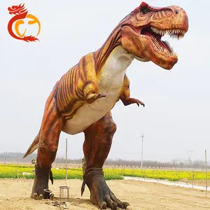 Gran tamaño mecánica jardín brontosaurio dinosaurio en venta