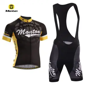 Customized fabric Monton men's cycling wear/sportswear/ bike jersey with suspenders