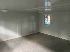 저가 20ft 40ft 조립식 분리가능한 콘테이너 다방 대중음식점 편평한 팩 콘테이너 집 - Product Image 2