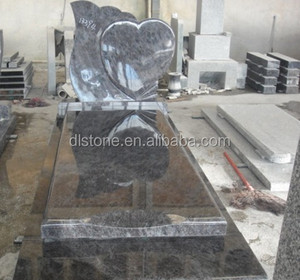 Синяя гранитная надгробия Vizag, цены на памятники ангела кладбища - Product Image 4
