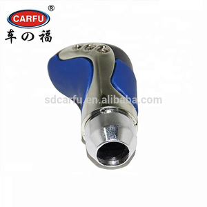 Accesorios para coche CarFu, perilla de cambio de marchas de coche de cristal de diamante de cuero automático, LED azul - Product Image 4