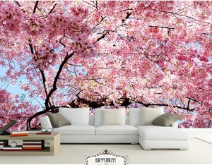 Papel de pared impermeable 3d, tapiz con diseño de amor de bandeau, Sakura 3d, Fondo de TV, murales, papel tapiz - Product Image 1