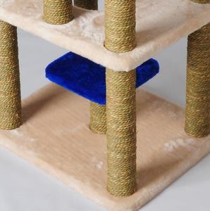 Tiragraffi per Gatti XXL Personalizzato con Postazione per Arrampicata, Grande Tiragraffi in Tessuto Sisal, Cuccia Sostenibile per Gatti - Product Image 4