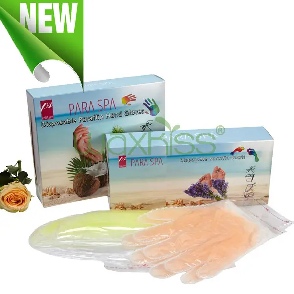 Waxkiss Nhà Máy ODM Tay Và Chân Chăm Sóc Parafin Wax Dùng Một Lần Paraffin Beauty Wax Foot Găng Tay Cho Chân Nuôi Dưỡng