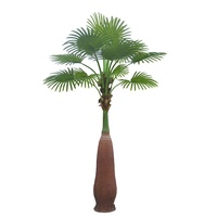 Pas cher prix total 400cm hauteur grand artificiel bouteille forme échelle modèle palmier pour la décoration d'intérieur