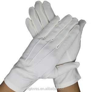 Gant de maçon blanc en tissu nylon, uniforme de fête de noël, vente en gros, - Product Image 6