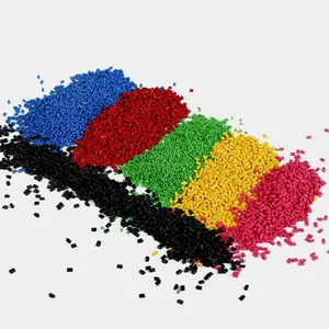 SGS onaylı polietilen pp peletler renk masterbatch peletler renkli plastik hammadde PE/PP reçine