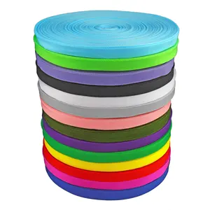 Tùy Chỉnh Độ Bền Cao Sinh Thái Thân Thiện 100% Polyester Dệt Tape Đối Với May Mặc