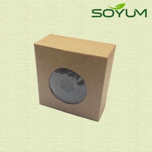 Éponge Konjac au charbon de bambou, nettoyage du visage doux, 1 pièce - Product Image 3