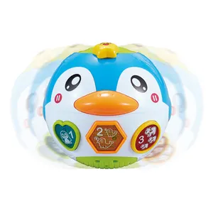 Wholesale swinging small electronic plastic toy penguins