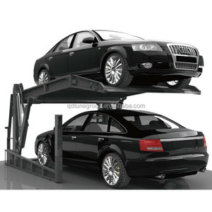Ascenseur de stationnement commercial à deux étages inclinant le <span class=keywords><strong>garage</strong></span> tridimensionnel - Product Image 4