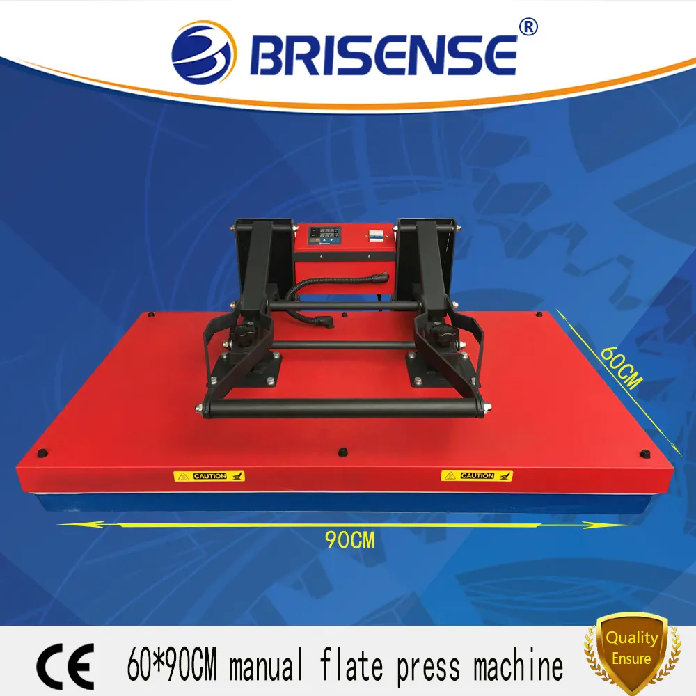 Venda Direta Da fábrica Manual de Marca Brisense 60*90 Sublimação Máquina Da Imprensa do Calor com CE