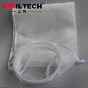 Nylon lưới lọc túi cho chất lỏng 12 "x 1" dây rút cho may cửa hàng sửa chữa máy móc và năng lượng khai thác mỏ phương tiện truyền thông bộ lọc - Product Image 3