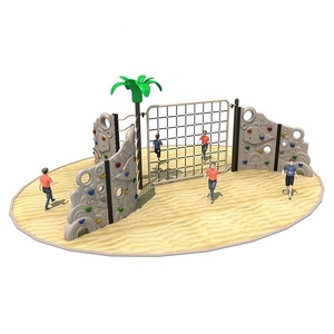 Nueva llegada niños Parque de Atracciones parque infantil al aire libre Pared de escalada en roca cuerda interior gimnasio de la selva para venta - Product Image 4