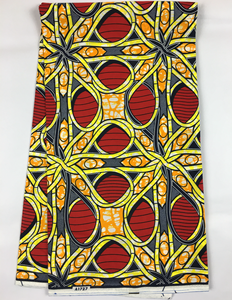 G451 100% coton meilleure qualité 6 YARD Garanti véritable cire africaine imprimé à la cire tissu - Product Image 1