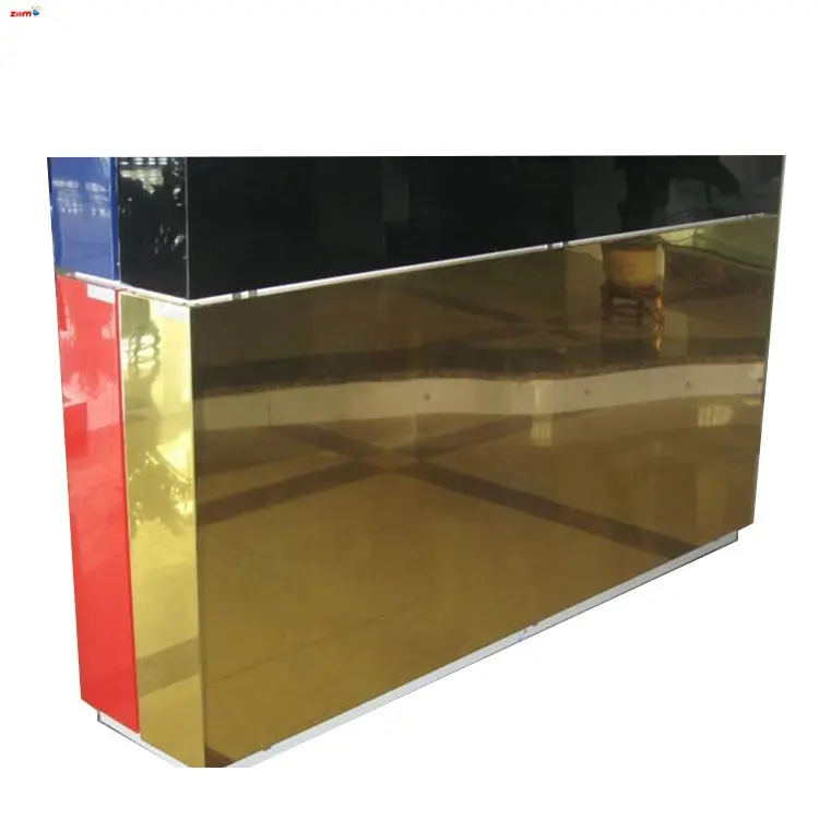 Free Sample Black mirror alucobond aluminium composite panels for kitchen