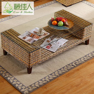 Canapé-lit d'angle en rotin naturel, rangement de sacs, tendance, livraison gratuite - Product Image 6