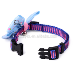 Excelente Material de collares de perro con bowknot, productos para mascotas collar de perro, hecho en casa <span class=keywords><strong>del</strong></span> gato collares, - Product Image 4