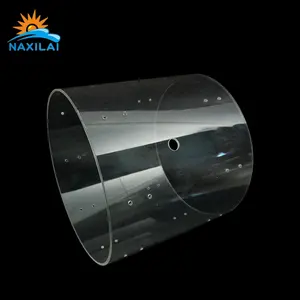 Nahilai 专业水晶颜色丙烯酸壳陷阱鼓/鼓体透明壳鼓管