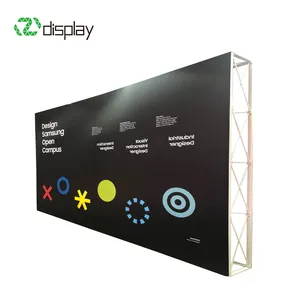 10' rechte SEG Expo Pop Up Modulaire Achtergrond Stof Favoshow Display Banner Stands Beurs Exposeren Booth