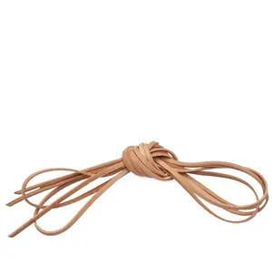 5mm Flat genuine colour cow flat leather cord 3mm