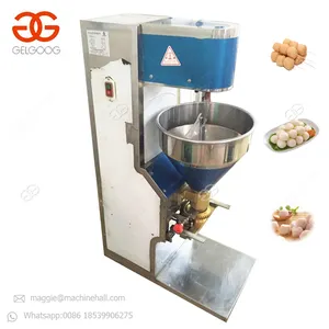 Máquina de procesamiento de albóndigas para Hacer bolas de pescado, máquina de fabricación de bolas de pescado rellenas, automática, Comercial