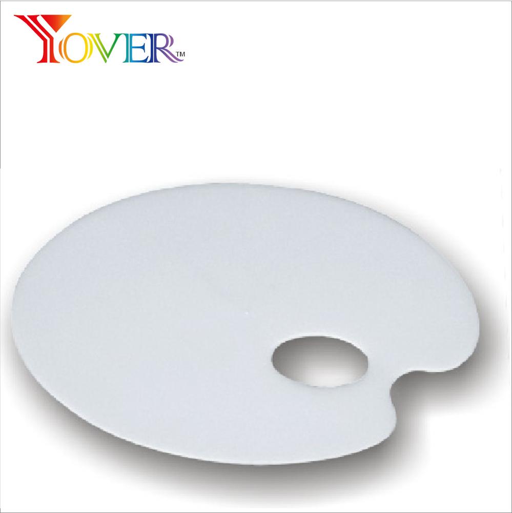 Палитра масляной живописи овальной формы