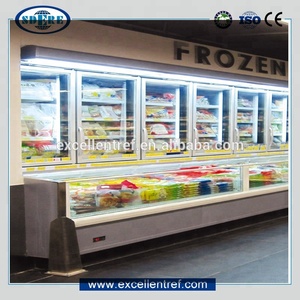Vitrine réfrigérée verticale combinée <span class=keywords><strong>congélateur</strong></span> DCS1820F1 pour supermarché - Product Image 2