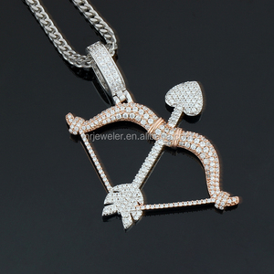 La joyería <span class=keywords><strong>de</strong></span> diseño más nuevo 18 K oro <span class=keywords><strong>Cupido</strong></span> flecha <span class=keywords><strong>de</strong></span> amor <span class=keywords><strong>de</strong></span> San Valentín colgante - Product Image 3