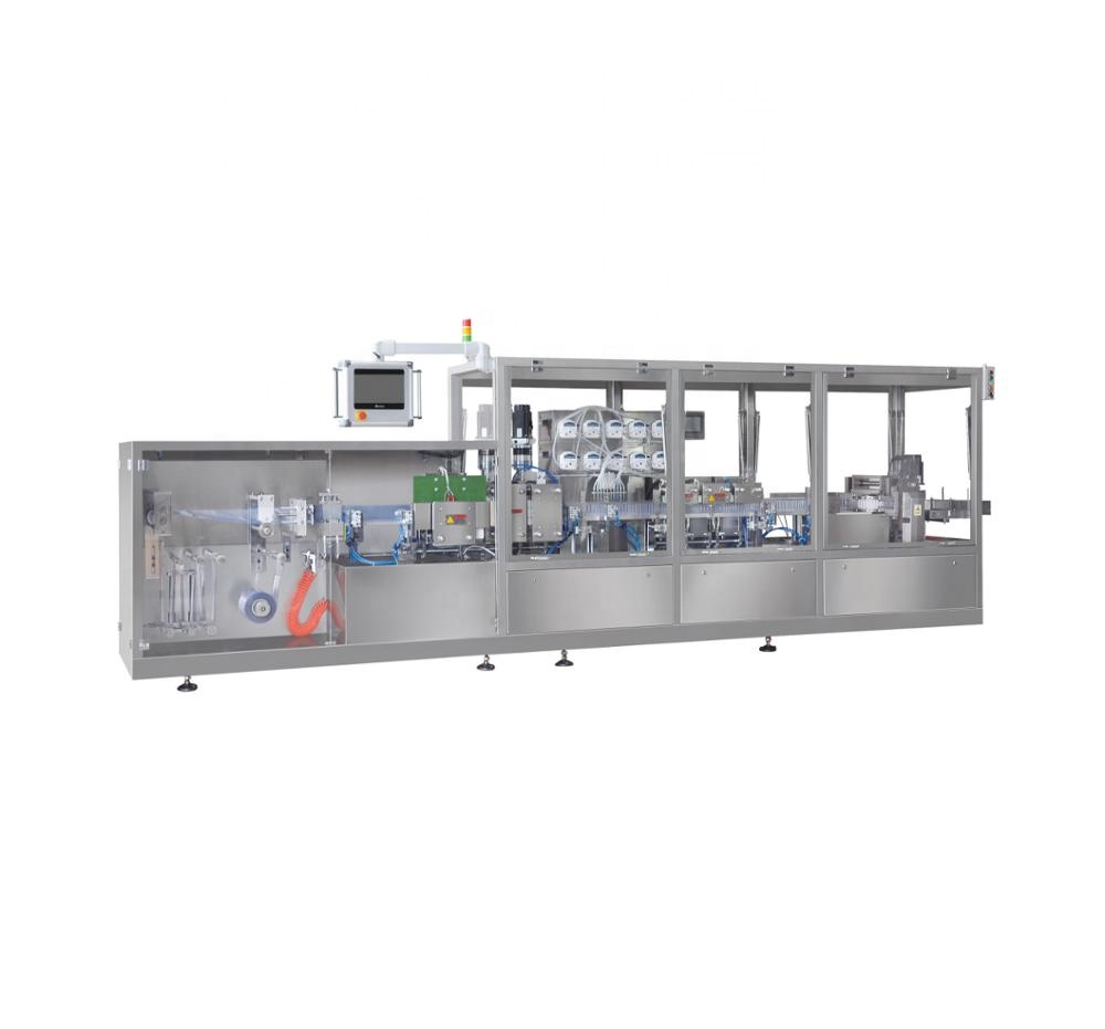 plastic ampoule filling and sealing packing machine for packing liquid/fluid in polyethylene film in pharmaceutical industry
