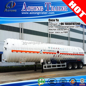 Haute pression 55cbm camion de liquide réservoir de <span class=keywords><strong>GNL</strong></span> remorque pour gaz naturel de <span class=keywords><strong>stockage</strong></span> et transport - Product Image 2