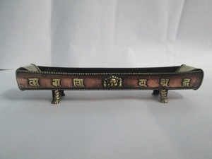 เครื่องหอมสไตล์ธิเบตทองแดงโบราณกล่องโลหะทำมือเนปาลกลิ่นหอมทางศาสนาของ lansa - Product Image 3