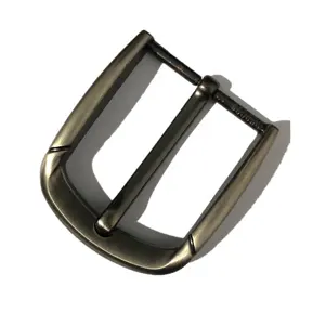 Wholesaleファッション40ミリメートルカスタムSilver金属Pinベルトバックル高品質工場出荷時の価格
