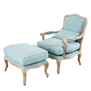 KVJ-7620-3 Sofá Diván de Madera Maciza Estilo <span class=keywords><strong>Francés</strong></span> <span class=keywords><strong>Antiguo</strong></span>, Muebles para Cafetería - Product Image 3