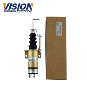 Solenoide de tracción de 12v, piezas de excavadora 366-07197 36607198, motor diésel, 12v, 24V, válvula solenoide generadora 36607197 - Product Image 6
