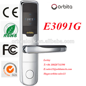 el más reciente orbita rfid tarjeta del <span class=keywords><strong>hotel</strong></span> cerraduras de <span class=keywords><strong>la</strong></span> puerta de aceroinoxidable de <span class=keywords><strong>la</strong></span> <span class=keywords><strong>rueda</strong></span> de dirección - Product Image 1