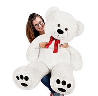 Échantillon gratuit Grands énormes ours en peluche de taille réelle Peluche douce géante Ourson en peluche XL pour enfants Peluche en peluche