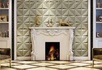 Panneaux muraux 3D modernes 60*60CM, plafonds en plâtre, carreaux en PVC, panneaux muraux souples 4D