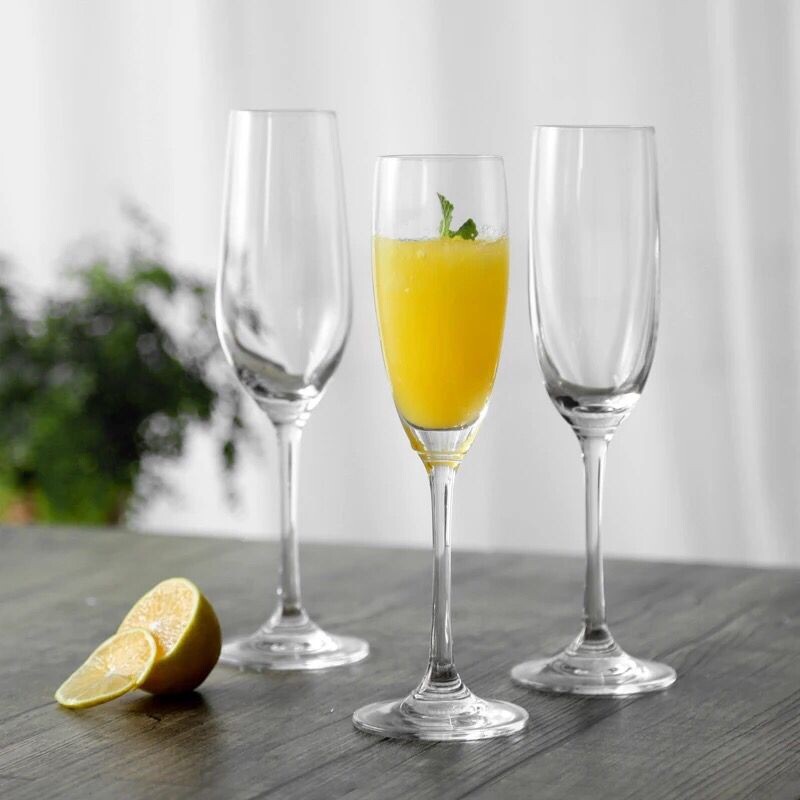 Wholesale Glassware Crystal Champagne Flute Glass for Wedding,clear champagne glass cup