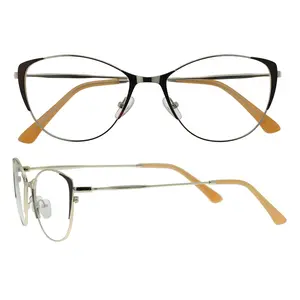 New elegante armação de óculos da moda óculos vogue cat frame ótico